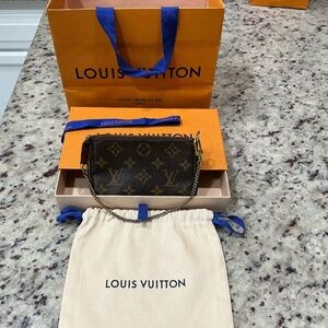 Authentic Louis Vuitton Mini Pochette Purse